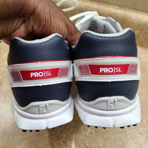 FootJoy FJ Pro SL Leather Waterproof Golf Shoes Size 11.5 XW - Picture 8 of 10